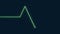 Green heartbeat pulse on cardiogram screen, EKG ECG cardio healthcare concept