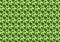 Green hearts and circles pattern wallpaper