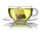 Green Herbal Tea Bag Cup