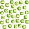 Green High-gloss eco buttons