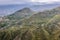 Green hills around Castelmola on Sicily island