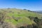 Green hills and blue sky, Sierra Vista Open Space Preserve, south San Francisco bay, California