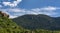 Green Hills, Blue Sky and White Clouds