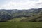 Green hills and mountains with sheep, New Zealand