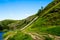 Green Hills, River Dove in Peak District National Park