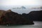 Green hills and some islands in the North Island in New Zealand