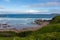 The green hillsides at the Rosetta Bluff and Petrel Cove beach located on the Fleurieu Peninsula Victor Harbor South Australia on