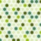 Green honeycomb pattern background