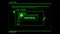 Green HUD Server Warning Interface Graphic Element