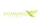 Green humming bird logo