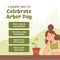 Green Illustrated Way To Celebrate Arbor Day Instagram Post