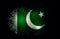 Green Independence Day Celebration with Fireworks in the Sky. Pakistan Celebrating Independence day wallpaper backdrop