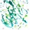 Green Inky Watercolor Texture Pattern