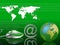 Green Internet background