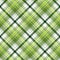 Green ireland abstract check textile seamless pattern