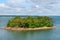 Green island in the archipelago of the Aland Islands