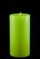 Green Isolated Candle
