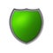 Green Isolated Shield