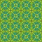 Green Jugendstil Pattern