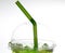 Green Juice Plastic glass