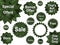Green Jungle Army Camouflage Offer Badges