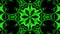 Green Kaleidoscope Background VJ Loop Abstract Background