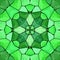 Green kaleidoscopic multicolor abstract pattern