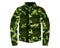 Green khaki camouflage tunic or jacket, military uniform with pockets