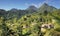 Green landscape from the Island Dominican Republic.