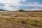 Green lanscape with mountain Aso background, Kusasenri, Aso, Kumamoto, Kyushu, Japan