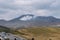 Green lanscape with mountain Aso background, view at the top of mountain from DaikanbÅ Mount Aso, Aso, Kumamoto, Kyushu, Japan