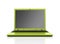 Green laptop