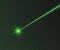 Green laser beam light effect isolated on transparent background