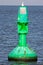 Green lateral buoy