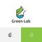 Green Leaf Tube Laboratory Biology Nature Science Research Logo