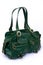 Green Leather Fashionable Handbag