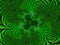 Green leaves, fractal, flowers shapes futuristic surreal galaxy fractal, lights, abstract background, graphics