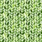 Green leaves pattern. Eco.
