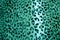 Green leopard animal print fur pattern - fabric