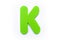 Green Letter K