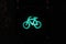 Green light for bikers by night