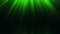 Green light rays & dust particles loop motion background