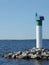 Green lighthouse on Ottawa River