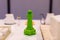 green lighthouse printed in 3d. Proof of 3D printing using a three-dimensional model of a lighthouse