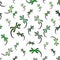 Green lizard seamless pattern