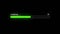 Green Loading progress bar downloading barloading screen pixelated progress animation. Status bar, processing from 0 to