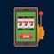 Green lucky wins jackpot slot machine on mobile phone