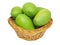 Green Mangoes in a basket