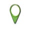 Green map pins sign location icon