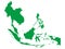 Green Map of Southeast Asia